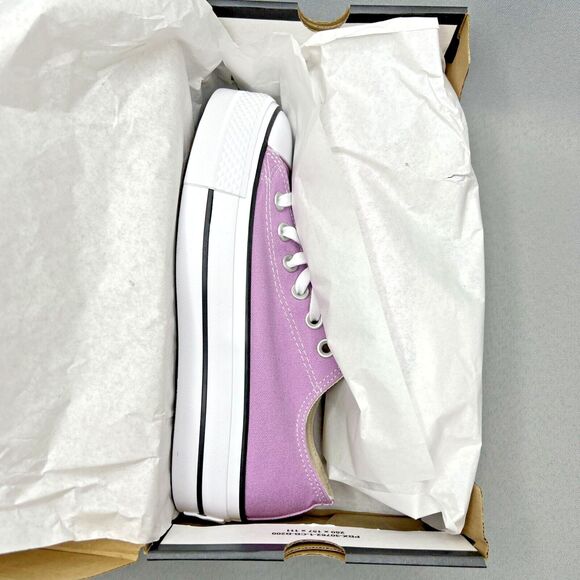 New Womens Converse Chuck Taylor All Star Lift Platform Multi Sz Purple Amethyst - Picture 15 of 16